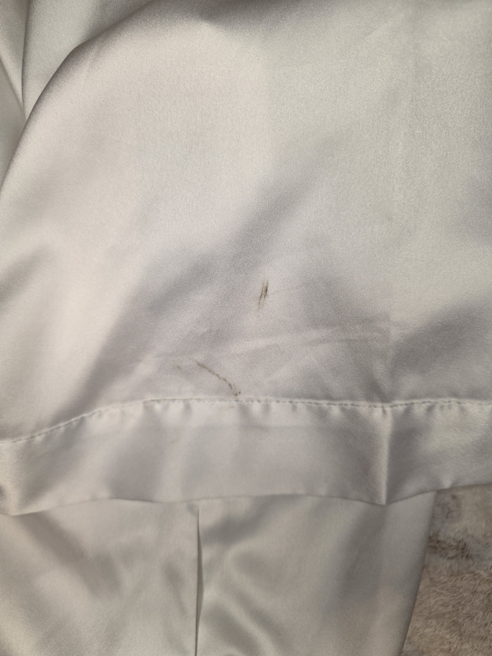 Victoria's Secret White Satin Bride Robe with Rhinestone Script - Picture 10 of 12